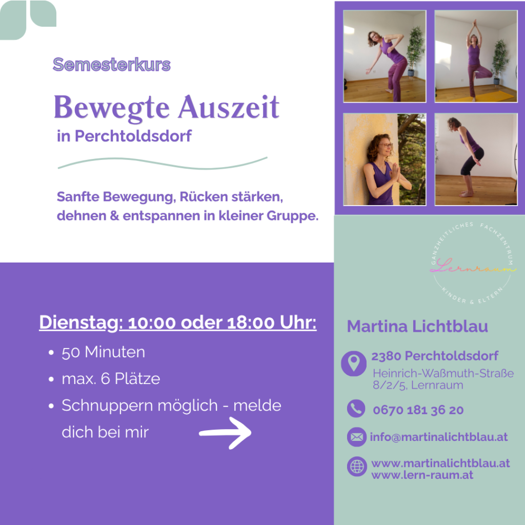 Bewegte Auszeit Lernaum